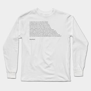 Pascal Mercier Quotes Long Sleeve T-Shirt